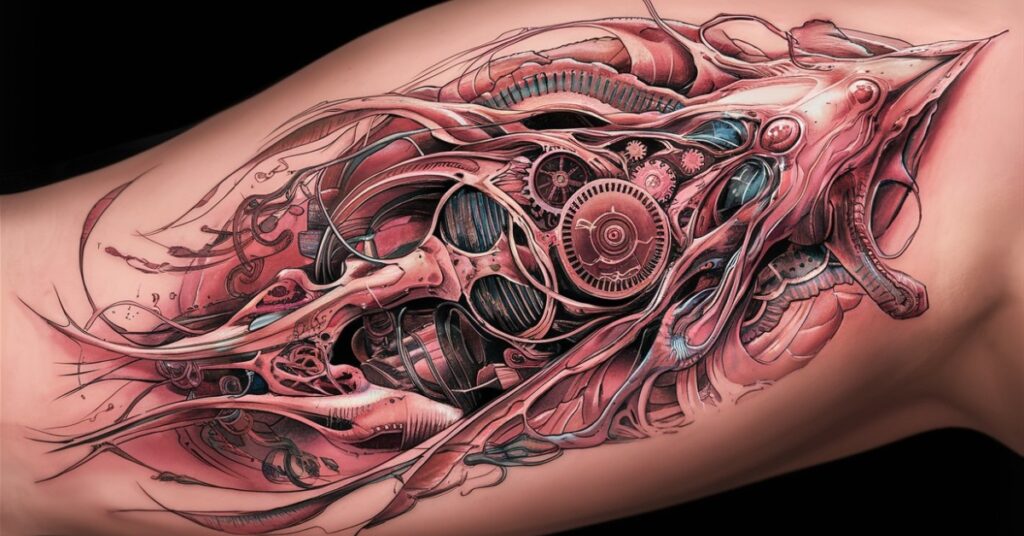 Bio Mechanical Tattoo