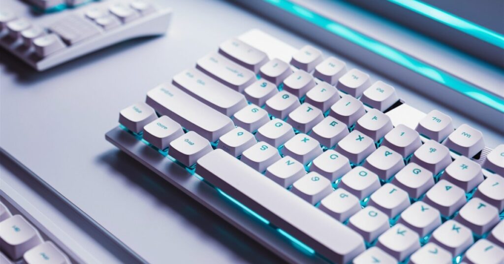 White Mechanical Keyboard